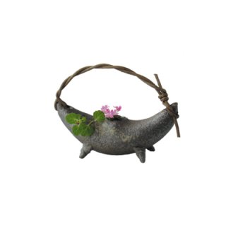 つる付月 - 花器・花瓶 | 草土ストア - 信楽焼 窯元 うつわ工房